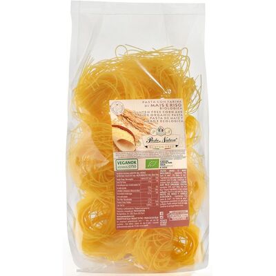 MAKARON (KUKURYDZIANO - RYŻOWY) SPAGHETTI BEZGLUTENOWY BIO 250 g - PASTA NATURA MAKARON (KUKURYDZIANO - RYŻOWY) SPAGHETTI BEZGLUTENOWY BIO 250 g - PASTA NATURA