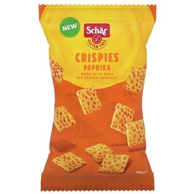 SCHAR Crispies- przekąska z grochu o smaku paprykowym BEZGL. 100 g SCHAR Crispies- przekąska z grochu o smaku paprykowym BEZGL. 100 g