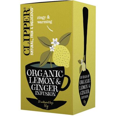 Herbata ziołowa organiczna cytryna i imbir - Napar Herbata ziołowa organiczna cytryna i imbir - Napar