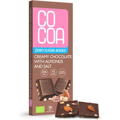COCOA - CZEKOLADA CREAMY - Migdały BIO - Chocolate COCOA - CZEKOLADA CREAMY - Migdały BIO - Chocolate