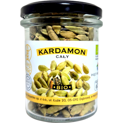 KARDAMON OWOCE BEZGLUTENOWY BIO 60 g - PIĘĆ PRZEMIAN KARDAMON OWOCE BEZGLUTENOWY BIO 60 g - PIĘĆ PRZEMIAN