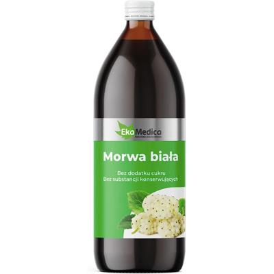 Sok z Białej Morwy EkaMedica - 1000ml Sok z Białej Morwy EkaMedica - 1000ml