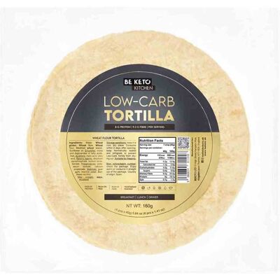 BeKeto Keto Tortilla - Niska zawartość węglowodanów, Wysoka zawartość błonnika, Przyjazne keto BeKeto Keto Tortilla - Niska zawartość węglowodanów, Wysoka zawartość błonnika, Przyjazne keto