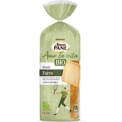 IL BUON PANE (chleby tostowe) CHLEB TOSTOWY ORKISZOWY KROJONY BIO 400 g - IL BUON PANE IL BUON PANE (chleby tostowe) CHLEB TOSTOWY ORKISZOWY KROJONY BIO 400 g - IL BUON PANE
