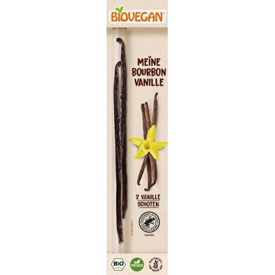 BIOVEGAN (dodatki do wypieków, drożdże) LASKA WANILII BOURBON BEZGLUTENOWA BIO (2 szt.) - BIOVEGAN BIOVEGAN (dodatki do wypieków, drożdże) LASKA WANILII BOURBON BEZGLUTENOWA BIO (2 szt.) - BIOVEGAN