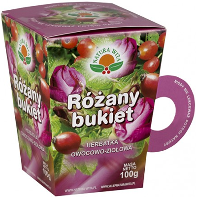 NATURA-WITA Herbatka Różany Bukiet 100g (pudełko) NATURA-WITA Herbatka Różany Bukiet 100g (pudełko)