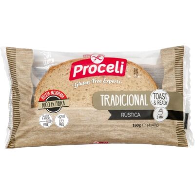 PROCELI Chleb tradycyjny BEZGL. 160 g PROCELI Chleb tradycyjny BEZGL. 160 g