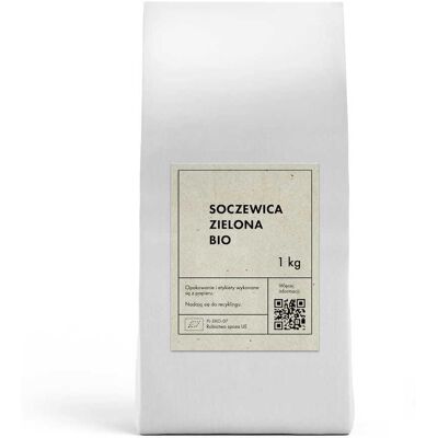 SOCZEWICA ZIELONA BIO 1 kg - THE PLANET SOCZEWICA ZIELONA BIO 1 kg - THE PLANET