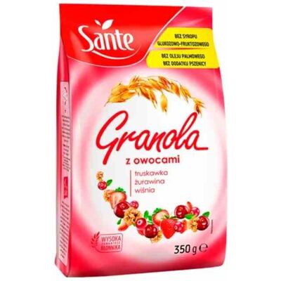 Sante Granola Owocowa 350g Sante Granola Owocowa 350g