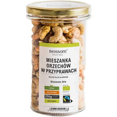 Mieszanka Orzechów Bio Fairtrade - Przekąska Bezglutenowa Mieszanka Orzechów Bio Fairtrade - Przekąska Bezglutenowa