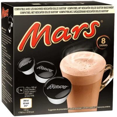 Dystrybutor: Biogo.pl Mars Czekolada na gorąco kapsułki 8x15g Dystrybutor: Biogo.pl Mars Czekolada na gorąco kapsułki 8x15g