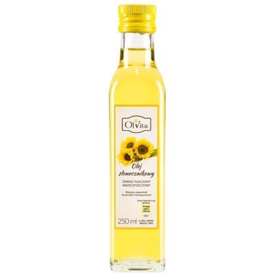Olvita Olej Słonecznikowy Zimno Tłoczony 250Ml Olvita Olej Słonecznikowy Zimno Tłoczony 250Ml
