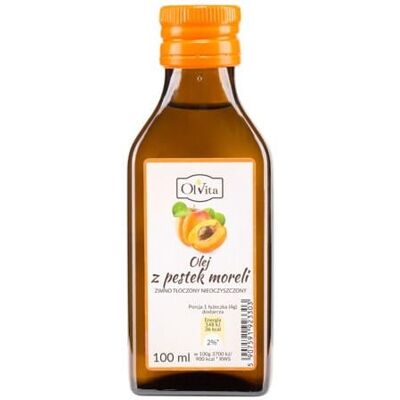 Olvita Olej Z Pestek Moreli Zimno Tłoczony 100Ml Olvita Olej Z Pestek Moreli Zimno Tłoczony 100Ml
