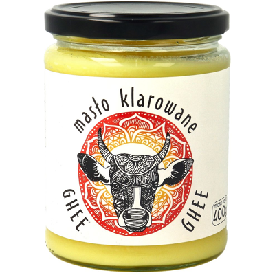 PIĘĆ PRZEMIAN Masło klarowane GHEE 400g (PL) PIĘĆ PRZEMIAN Masło klarowane GHEE 400g (PL)