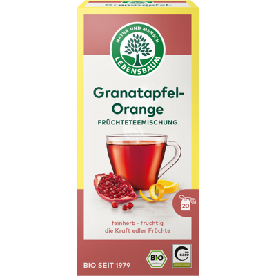HERBATKA GRANAT - POMARAŃCZA BIO (20 x 2 g) 40 g - LEBENSBAUM HERBATKA GRANAT - POMARAŃCZA BIO (20 x 2 g) 40 g - LEBENSBAUM