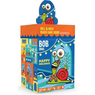 ZESTAW ŚWIĄTECZNY - PRZEKĄSKI OWOCOWE Z GRĄ I ZABAWKĄ BEZ DODATKU CUKRÓW BEZGLUTENOWE 300 g - BOB SNAIL (PRODUKT SEZONOWY) ZESTAW ŚWIĄTECZNY - PRZEKĄSKI OWOCOWE Z GRĄ I ZABAWKĄ BEZ DODATKU CUKRÓW BEZGLUTENOWE 300 g - BOB SNAIL (PRODUKT SEZONOWY)