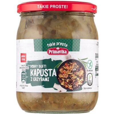 Kapusta z grzybami 420 g PRIMAVIKA Kapusta z grzybami 420 g PRIMAVIKA
