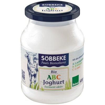 JOGURT PROBIOTYCZNY ABC BIO 500 g (SŁOIK) - SOBBEKE JOGURT PROBIOTYCZNY ABC BIO 500 g (SŁOIK) - SOBBEKE