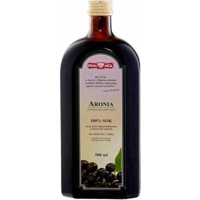 POLSKA ROSA Sok z Aroni - Bez Cukru - 500ml POLSKA ROSA Sok z Aroni - Bez Cukru - 500ml