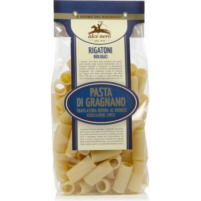 Ahead MAKARON (SEMOLINOWY) RIGATONI BIO 500 g - ALCE NERO Ahead MAKARON (SEMOLINOWY) RIGATONI BIO 500 g - ALCE NERO