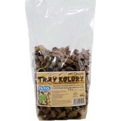 Makaron orkiszowy trzy kolory 400 g BIO Niro Makaron orkiszowy trzy kolory 400 g BIO Niro