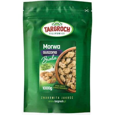 Biała Morwa Suszona - 1000g - Suszone Owoce Biała Morwa Suszona - 1000g - Suszone Owoce