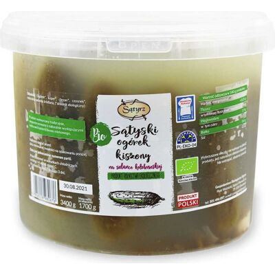 OGÓRKI SĄTYSKIE KISZONE BIO 3,4 kg (1,7 kg) (WIADERKO) - SĄTYRZ OGÓRKI SĄTYSKIE KISZONE BIO 3,4 kg (1,7 kg) (WIADERKO) - SĄTYRZ