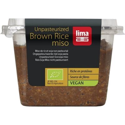 LIMA Organiczny Miso - Pasta z soi i brązowego ryżu - Niepasteryzowane LIMA Organiczny Miso - Pasta z soi i brązowego ryżu - Niepasteryzowane