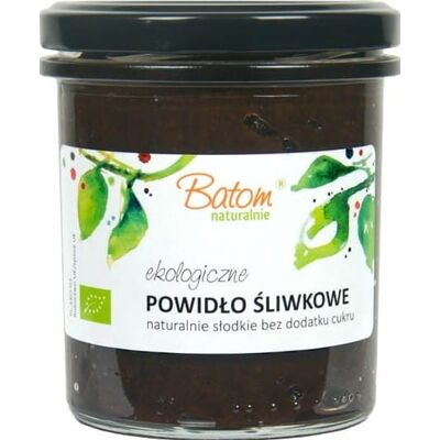 BATOM Ekologiczna marmolada ze śliwek - Słodka, Bez dodatku cukru - 340g BATOM Ekologiczna marmolada ze śliwek - Słodka, Bez dodatku cukru - 340g