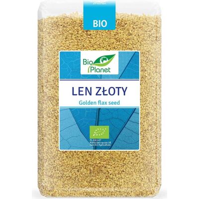 BIO PLANET - Organiczne siemię lniane 2kg - Wspiera trawienie i zdrowie jelit BIO PLANET - Organiczne siemię lniane 2kg - Wspiera trawienie i zdrowie jelit