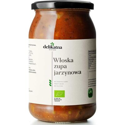 ZUPA WŁOSKA JARZYNOWA BIO 900 ml - DELIKATNA ZUPA WŁOSKA JARZYNOWA BIO 900 ml - DELIKATNA