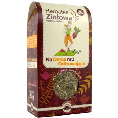 Natura Wita Herbata Ziołowa Detox Nr2 Odtru. 80G Natura Wita Herbata Ziołowa Detox Nr2 Odtru. 80G