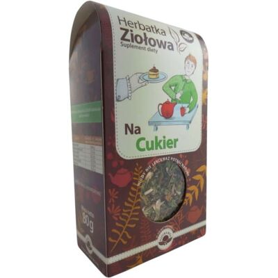 Natura Wita Herbatka Ziołowa Na Cukier 80G Natura Wita Herbatka Ziołowa Na Cukier 80G