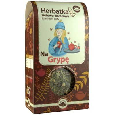 Natura Wita Herbata Ziołowo-Owocowa Na Grypę 80G Natura Wita Herbata Ziołowo-Owocowa Na Grypę 80G