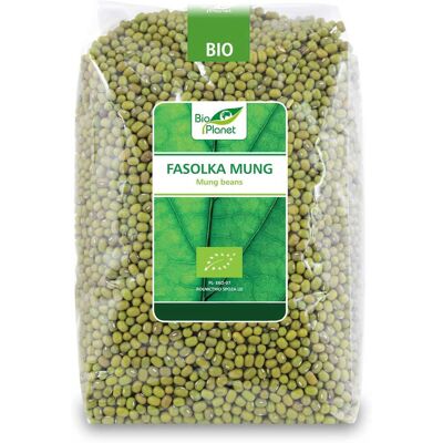 BIO PLANET Organiczne fasola mung 1kg - Rośliny strączkowe BIO PLANET Organiczne fasola mung 1kg - Rośliny strączkowe