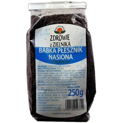 Natura Wita Babka Płesznik Nasiona 250G Natura Wita Babka Płesznik Nasiona 250G