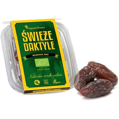 ORGANIC HOUSE (bionelki, daktyle, kremy daktylowe) DAKTYLE MEDJOOL ŚWIEŻE BEZGLUTENOWE BIO 120 g - ORGANICHOUSE ORGANIC HOUSE (bionelki, daktyle, kremy daktylowe) DAKTYLE MEDJOOL ŚWIEŻE BEZGLUTENOWE BIO 120 g - ORGANICHOUSE
