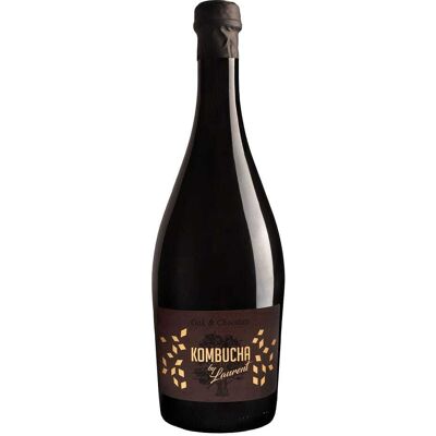 KOMBUCHA SZAMPAŃSKA NA PŁATKACH DĘBU O SMAKU CZEKOLADOWYM BIO 750 ml - KOMBUCHA BY LAURENT KOMBUCHA SZAMPAŃSKA NA PŁATKACH DĘBU O SMAKU CZEKOLADOWYM BIO 750 ml - KOMBUCHA BY LAURENT