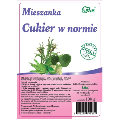Mieszanka Cukier w normie 100g FLOS Mieszanka Cukier w normie 100g FLOS