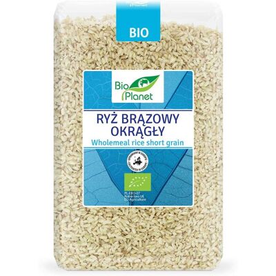 RYŻ BRĄZOWY OKRĄGŁY BIO 2 kg - BIO PLANET RYŻ BRĄZOWY OKRĄGŁY BIO 2 kg - BIO PLANET