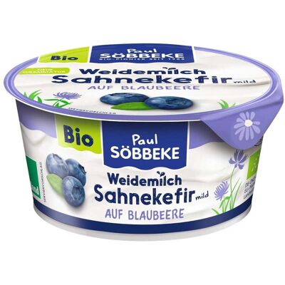 KEFIR KREMOWY Z JAGODAMI BIO 150 g - SOBBEKE KEFIR KREMOWY Z JAGODAMI BIO 150 g - SOBBEKE