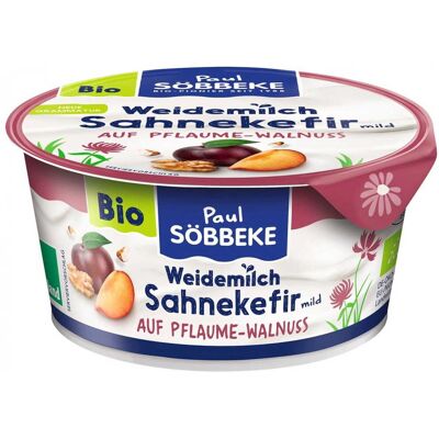 KEFIR KREMOWY ŚLIWKA - ORZECH WŁOSKI BIO 150 g - SOBBEKE KEFIR KREMOWY ŚLIWKA - ORZECH WŁOSKI BIO 150 g - SOBBEKE