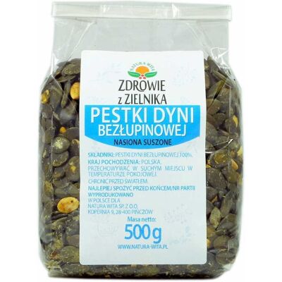 NATURA WITA NATURA-WITA Pestki dyni 500g (Polska) NATURA WITA NATURA-WITA Pestki dyni 500g (Polska)