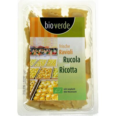 RAVIOLI ŚWIEŻE Z RUKOLĄ I RICOTTĄ BIO 250 g - BIO VERDE RAVIOLI ŚWIEŻE Z RUKOLĄ I RICOTTĄ BIO 250 g - BIO VERDE