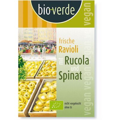 RAVIOLI ŚWIEŻE Z RUKOLĄ I SZPINAKIEM BIO 250 g - BIO VERDE RAVIOLI ŚWIEŻE Z RUKOLĄ I SZPINAKIEM BIO 250 g - BIO VERDE