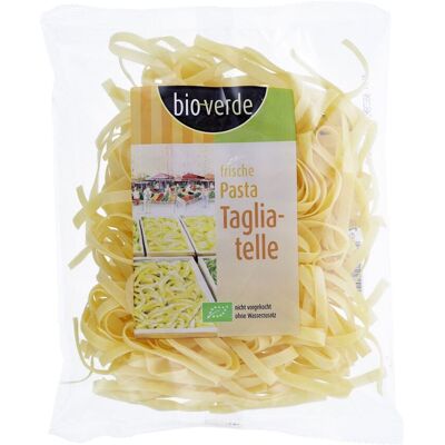 MAKARON (SEMOLINOWY JAJECZNY ŚWIEŻY) TAGLIATELLE BIO 250 g - BIO VERDE MAKARON (SEMOLINOWY JAJECZNY ŚWIEŻY) TAGLIATELLE BIO 250 g - BIO VERDE