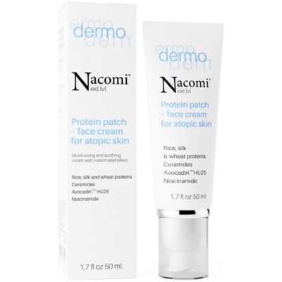Nacomi Next Level Dermo Protein Patch - Krem na skórę atopową - 50ml Nacomi Next Level Dermo Protein Patch - Krem na skórę atopową - 50ml