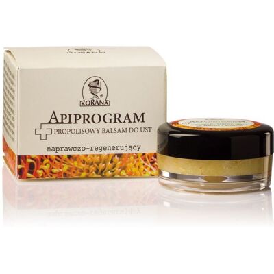 APIPROGRAM Balsam propolisowy do ust naprawczo-regenerujący 7ml KORANA APIPROGRAM Balsam propolisowy do ust naprawczo-regenerujący 7ml KORANA