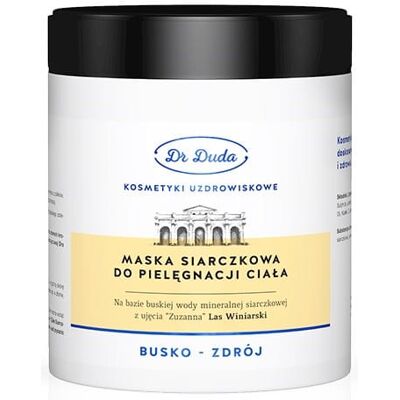 DR DUDA Duda Maska Siarczkowa 500G Zapobiega Odleżynom DR DUDA Duda Maska Siarczkowa 500G Zapobiega Odleżynom