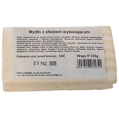 Carmen Mydło z efektem wybielającym 125 g Carmen Mydło z efektem wybielającym 125 g
